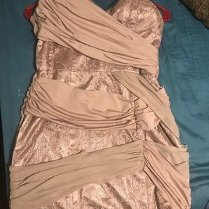 Bebe strapless dress
